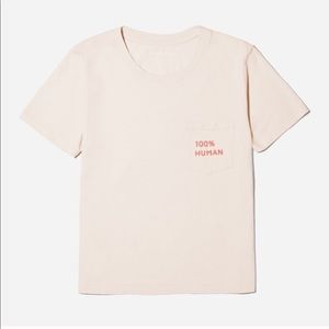 Everlane 100% HUMAN cotton t shirt